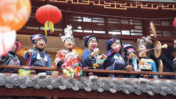 對歌丟花包