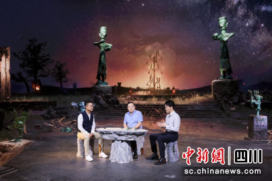 節(jié)目錄制現(xiàn)場(chǎng)。四川衛(wèi)視供圖
